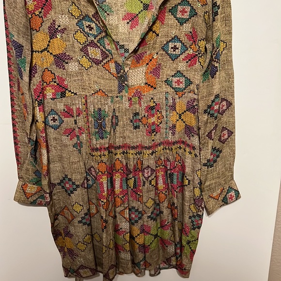 Hermandt and Nadita Boho Mini Dress….Barley Worn. - Picture 3 of 4